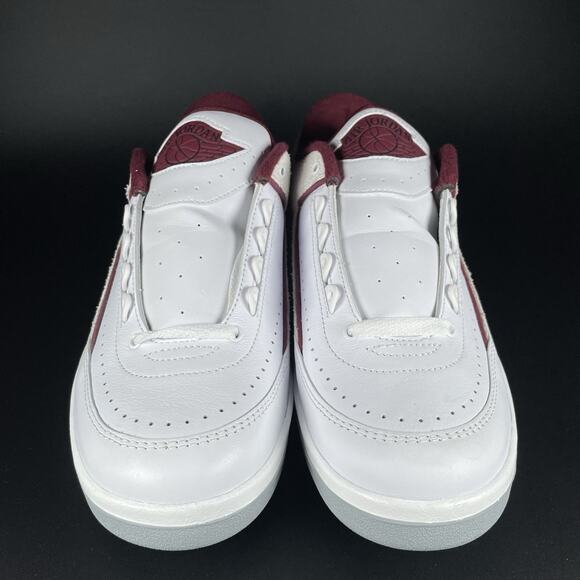 Nike Air Jordan 2 Retro Low Cherrywood Red Men’s 9.5 Basketball Shoes DV9956-103 - Picture 2 of 9